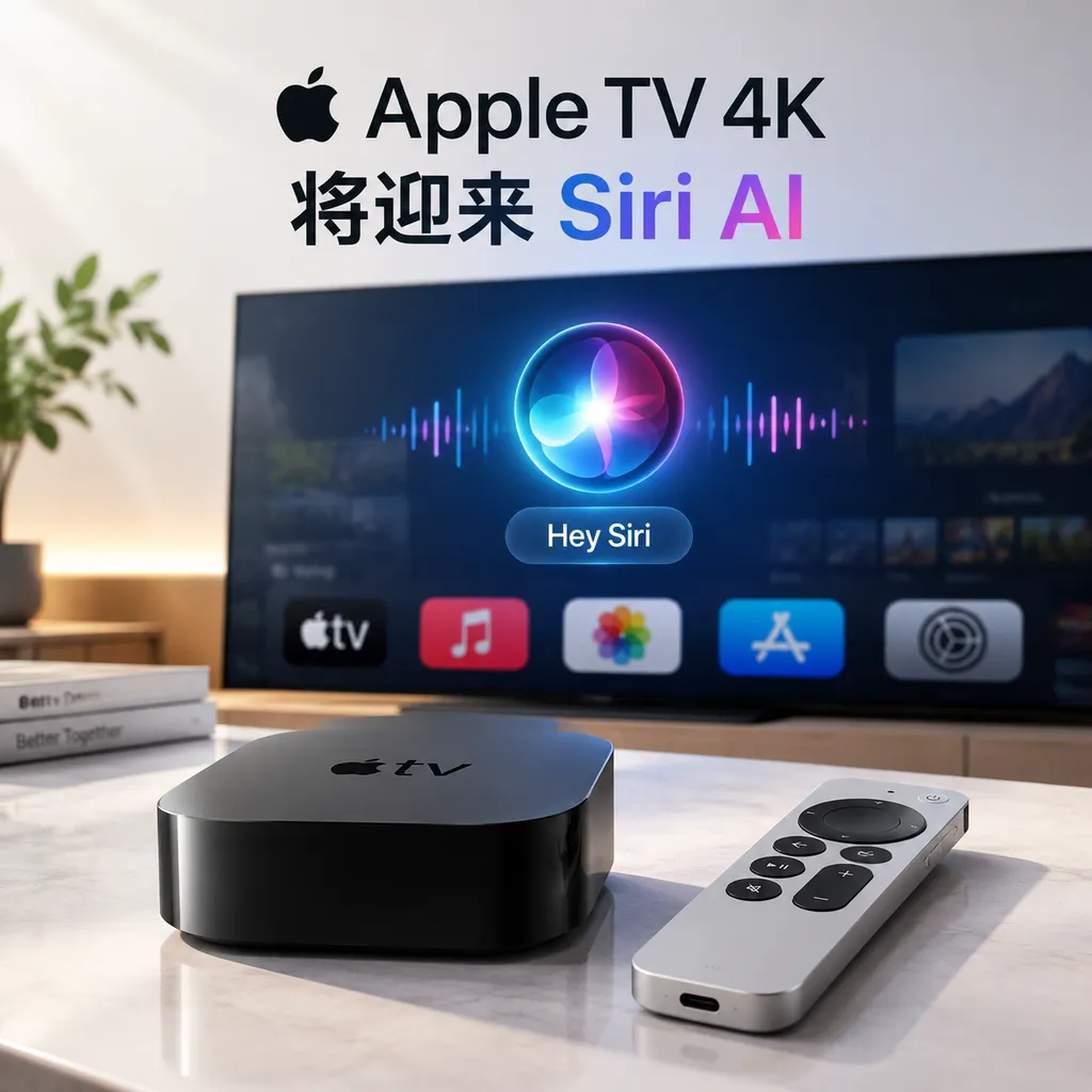 Apple TV 4K将迎来Siri AI
