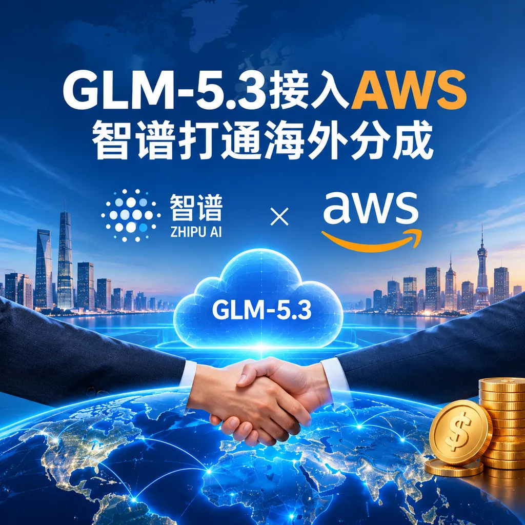 GLM-5.3接入AWS,智谱打通海外分成