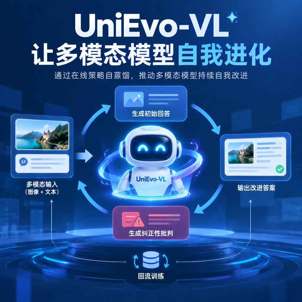 UniEvo-VL让多模态模型自我进化