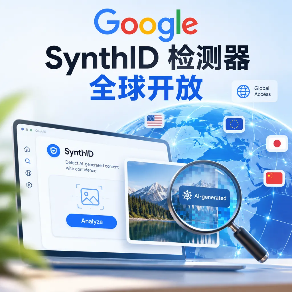 谷歌 SynthID 检测器全球开放