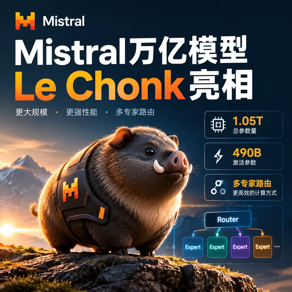 Mistral万亿模型Le Chonk亮相