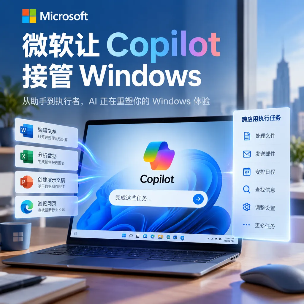 微软让Copilot接管Windows