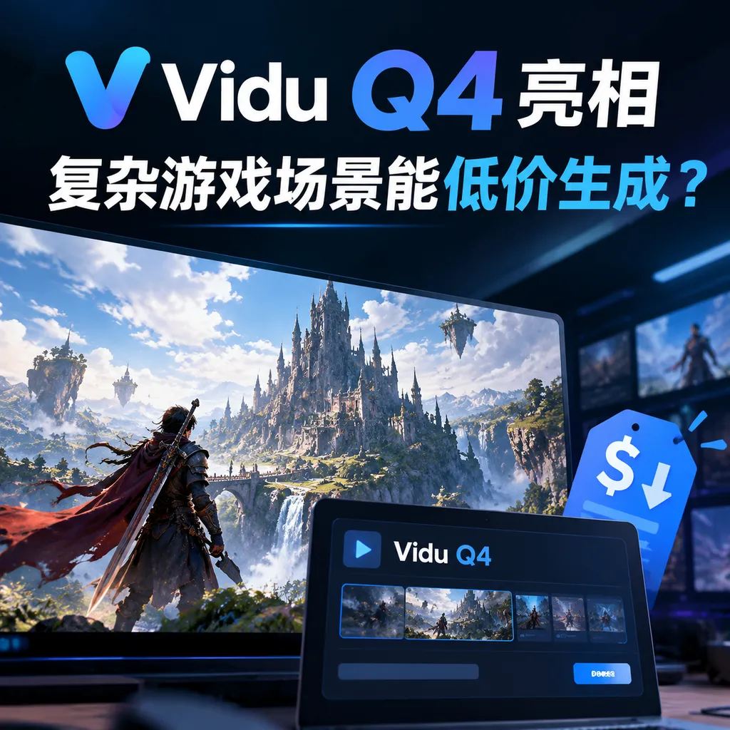 Vidu Q4亮相,复杂游戏场景能低价生成?