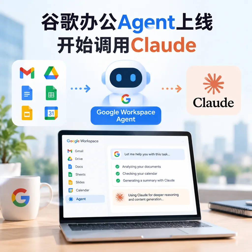 谷歌办公Agent上线,开始调用Claude