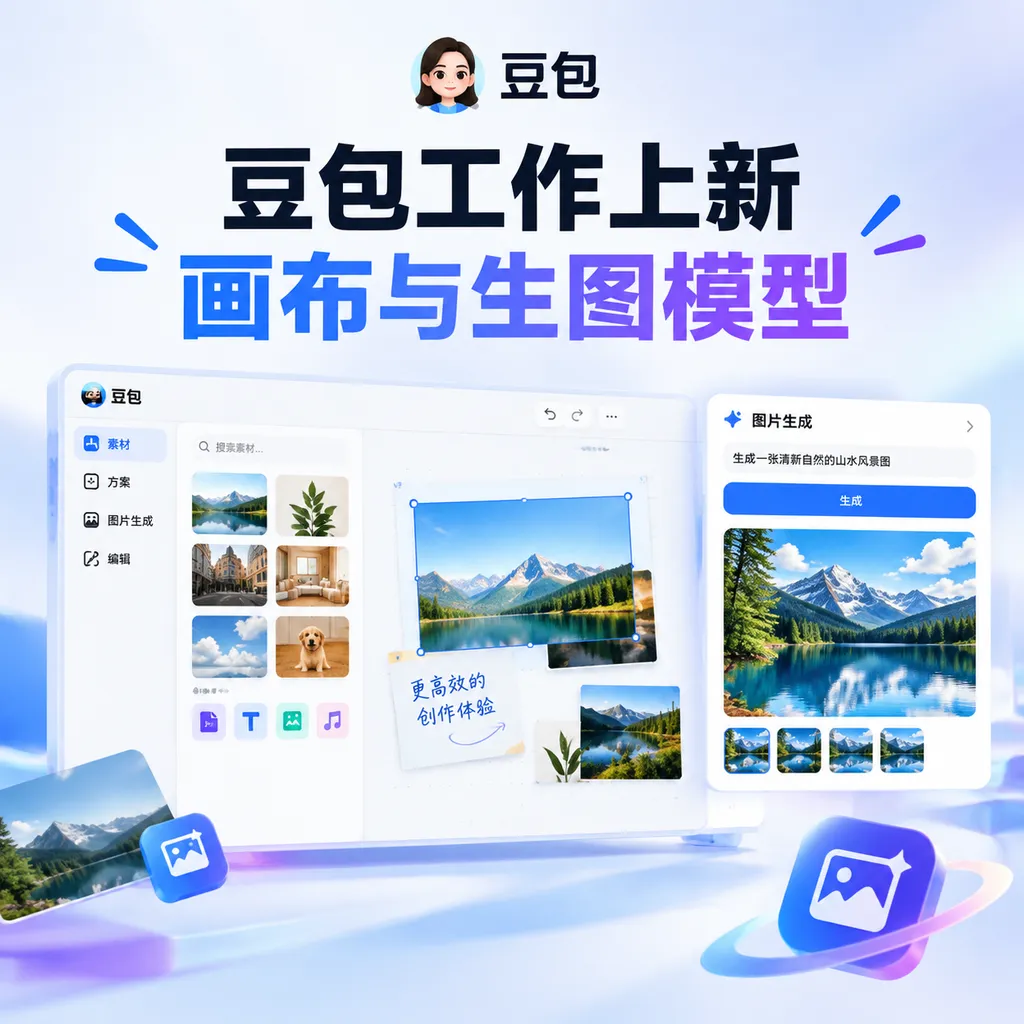 Doubao Work Launches a New Canvas and Image Generation Model