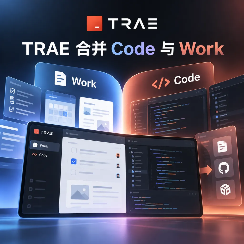 TRAE 合并 Code 与 Work