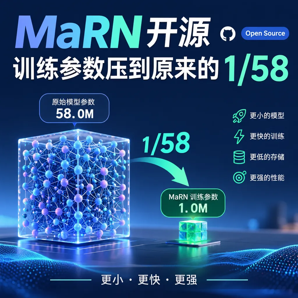 MaRN开源:训练参数压到原来的1/58