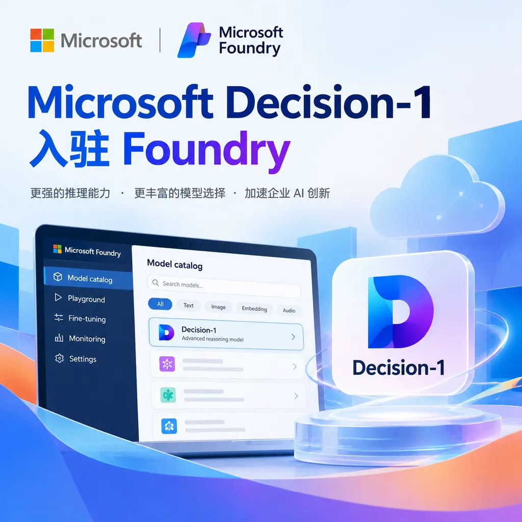 Microsoft Decision-1 入驻 Foundry