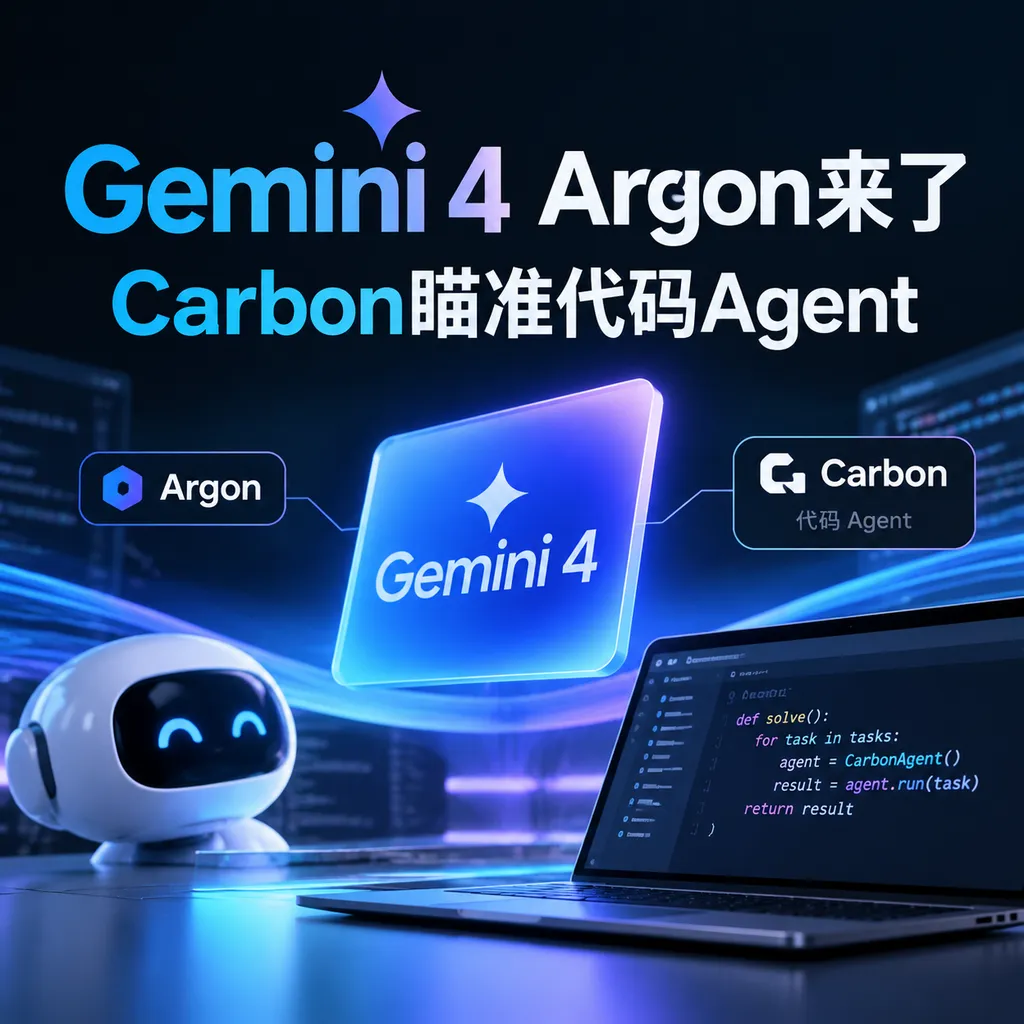 Gemini 4 Argon Has Arrived, and Carbon Is Targeting Code Agents