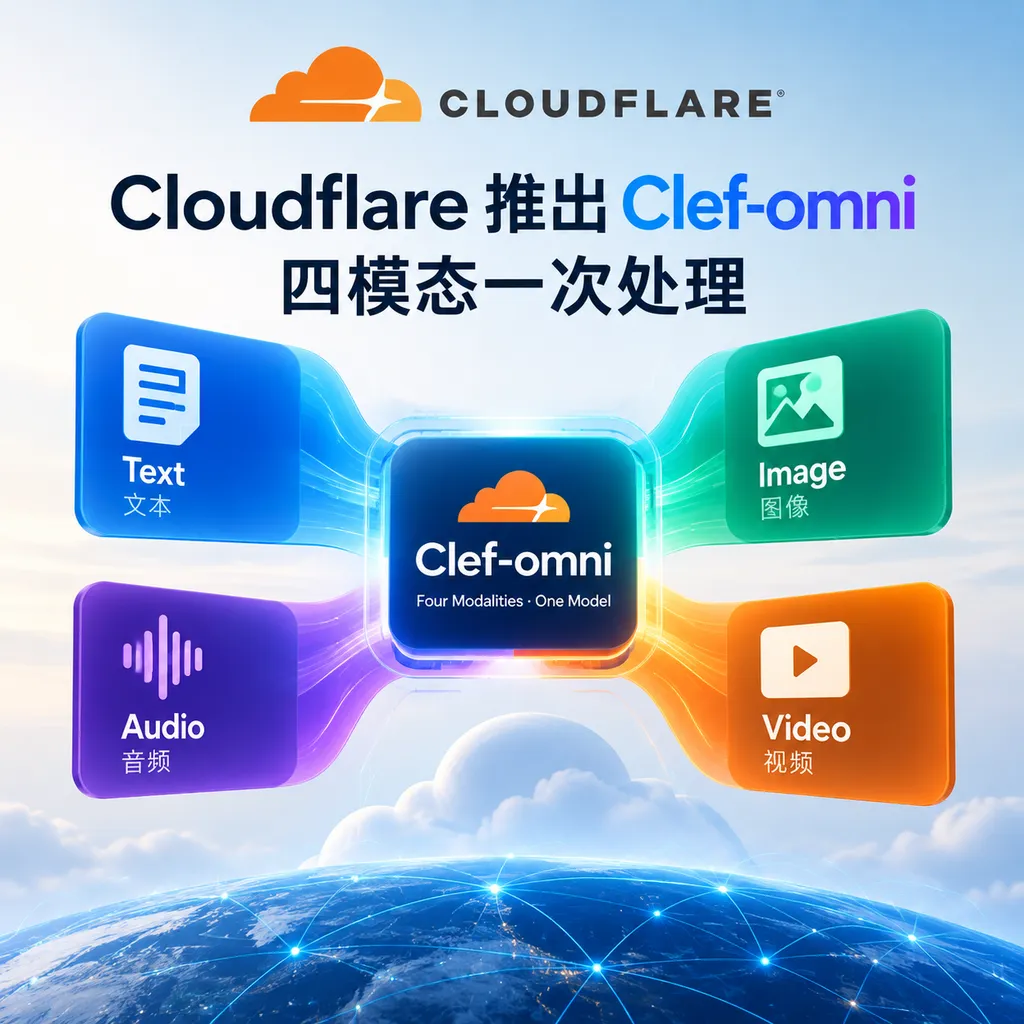 Cloudflare 推出 Clef-omni,四模态一次处理