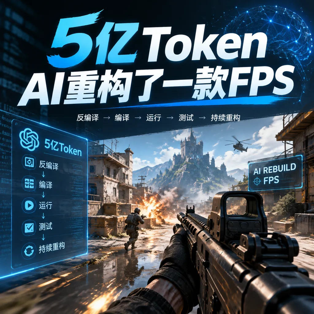 5亿Token,AI重构了一款FPS