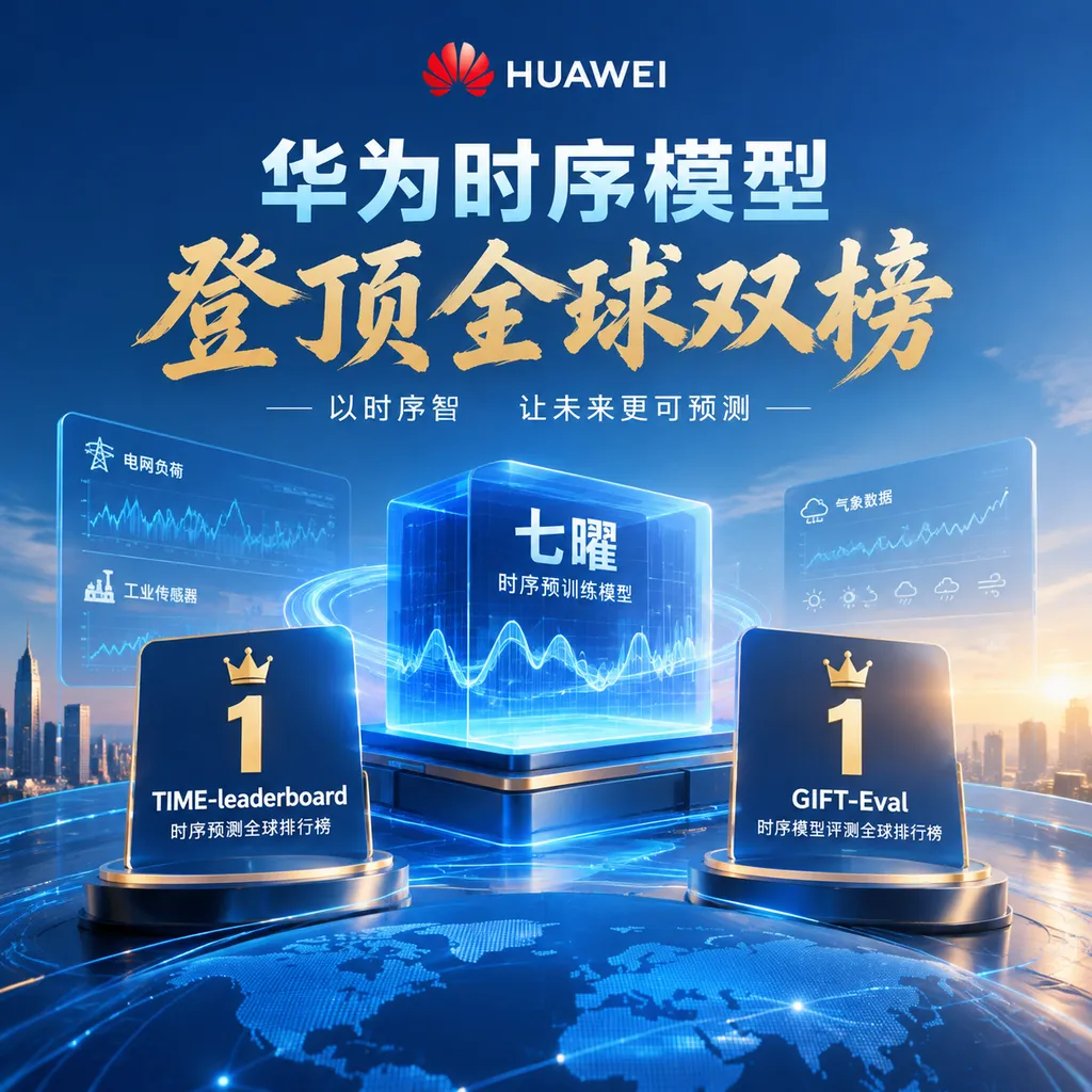 华为时序模型登顶全球双榜