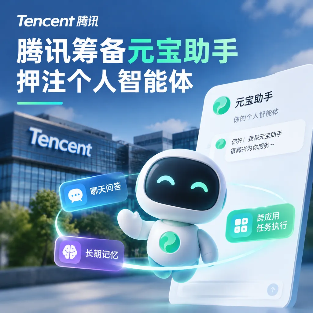 腾讯筹备元宝助手,押注个人智能体