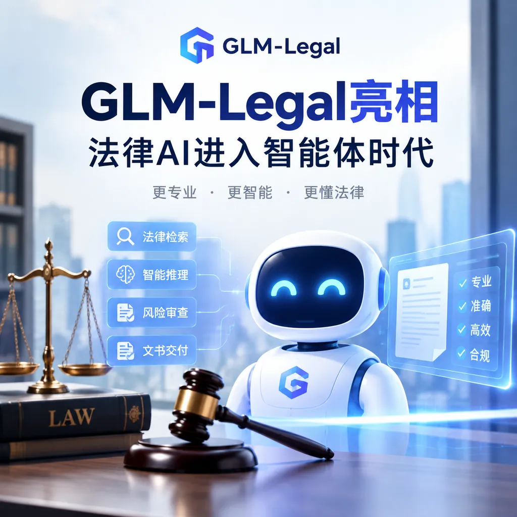 GLM-Legal亮相,法律AI进入智能体时代