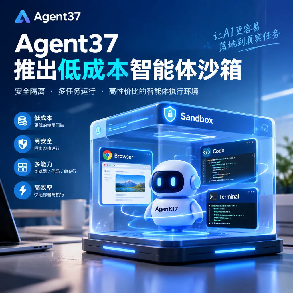 Agent37推出低成本智能体沙箱
