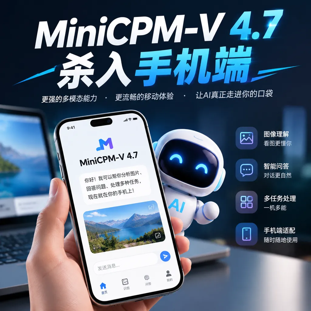 MiniCPM-V 4.7杀入手机端