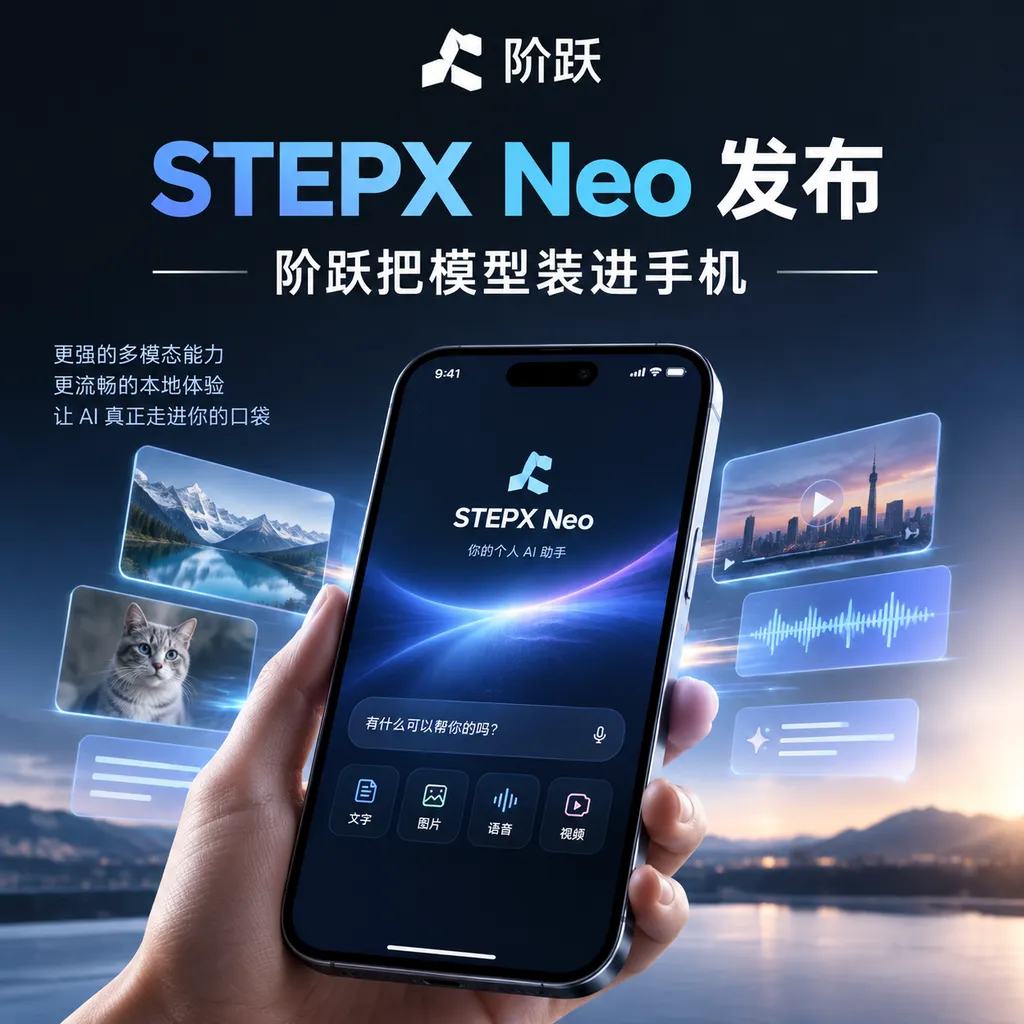STEPX Neo发布:阶跃把模型装进手机