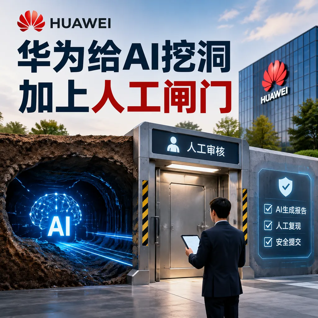 华为给AI挖洞加上人工闸门