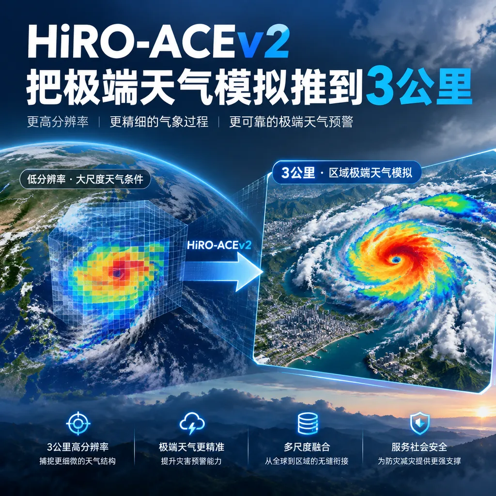 HiRO-ACEv2把极端天气模拟推到3公里