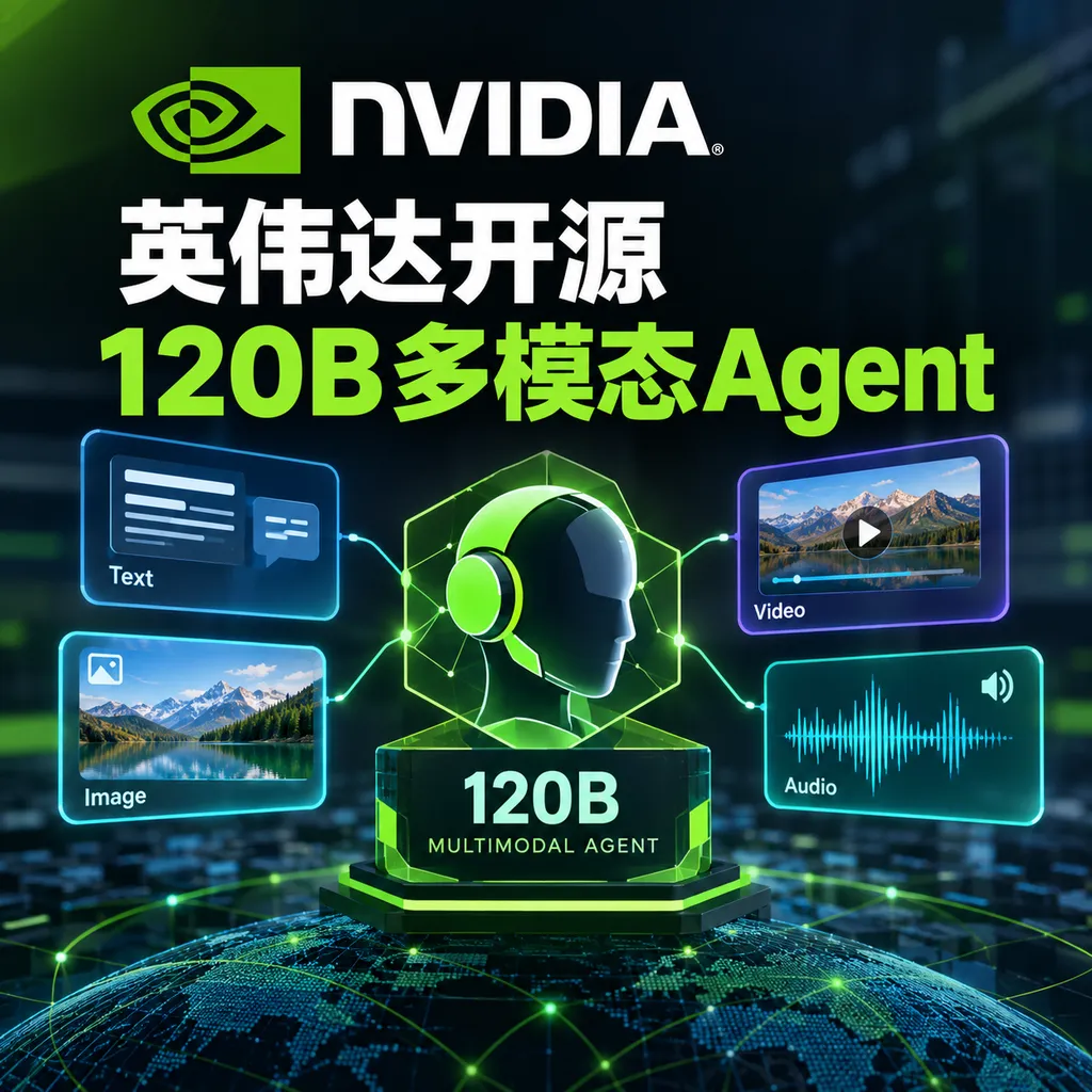 英伟达开源120B多模态Agent