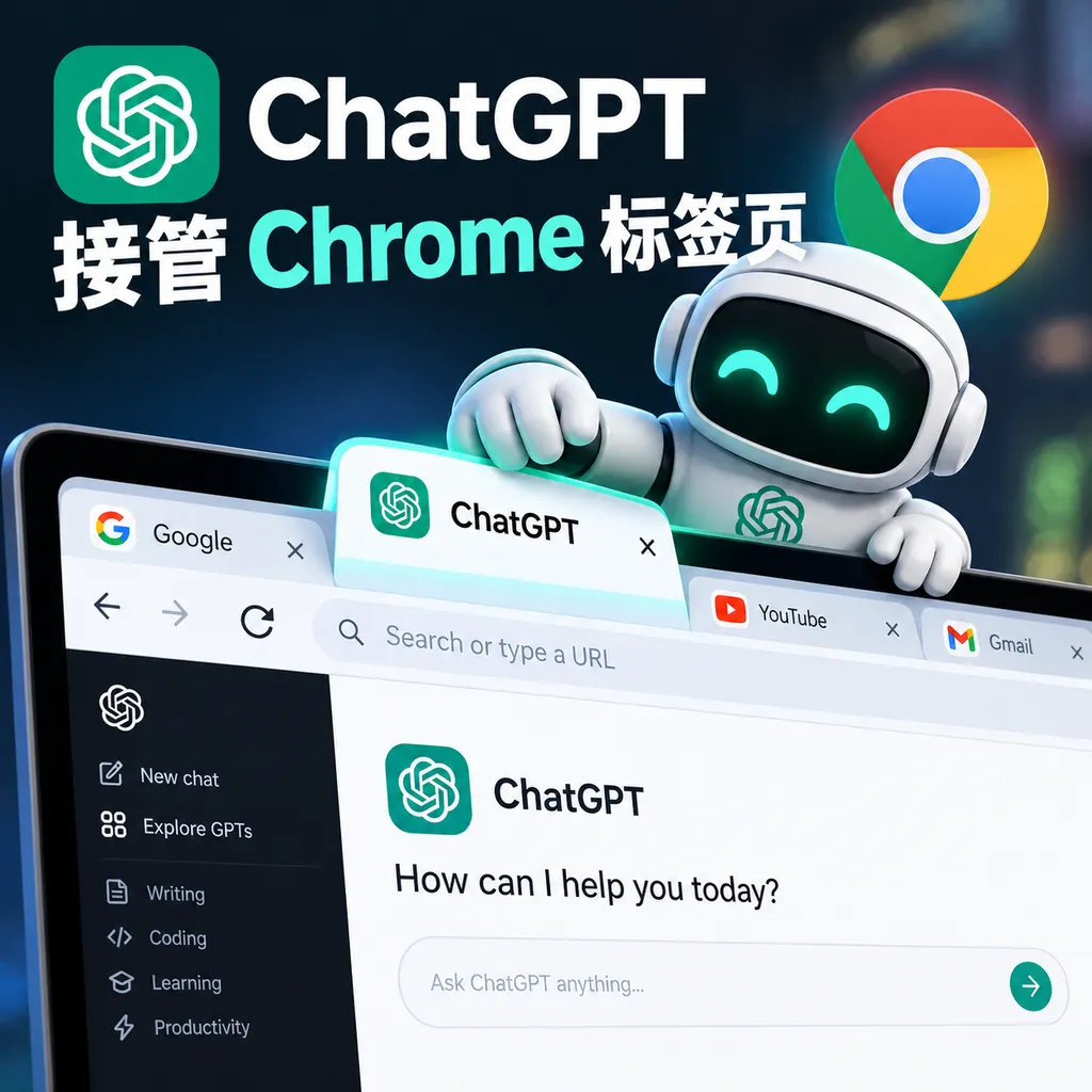 ChatGPT接管Chrome标签页