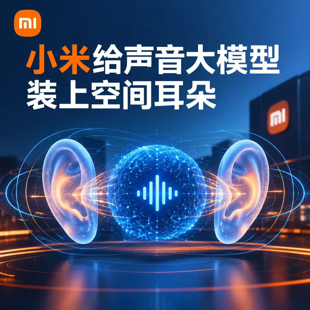小米给声音大模型装上空间耳朵