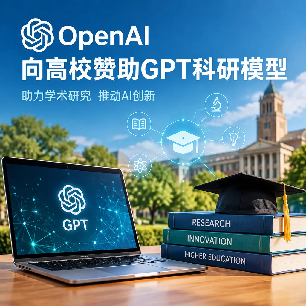 OpenAI向高校赞助GPT科研模型