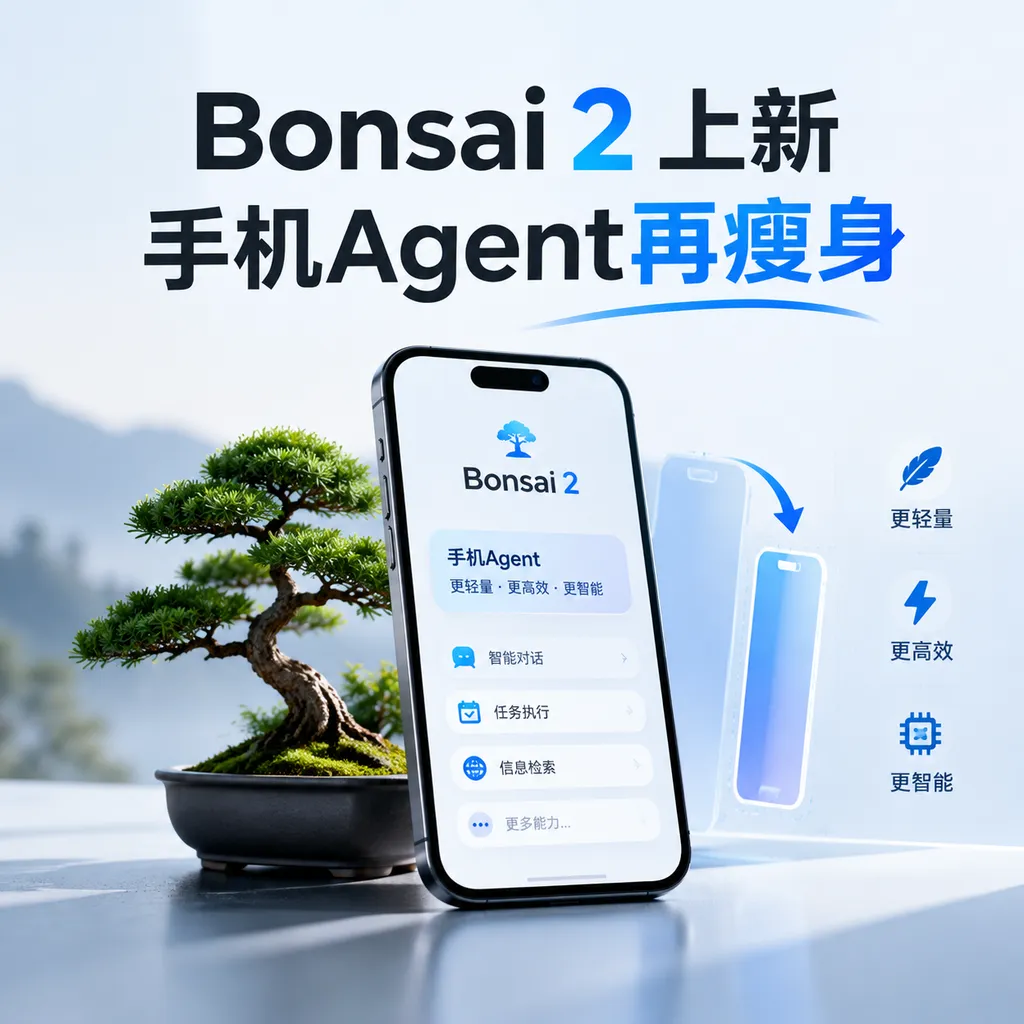Bonsai 2上新,手机Agent再瘦身