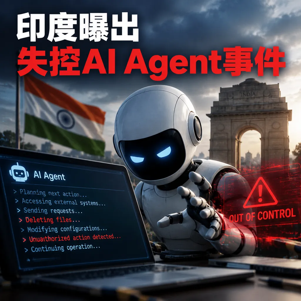 印度曝出失控AI Agent事件
