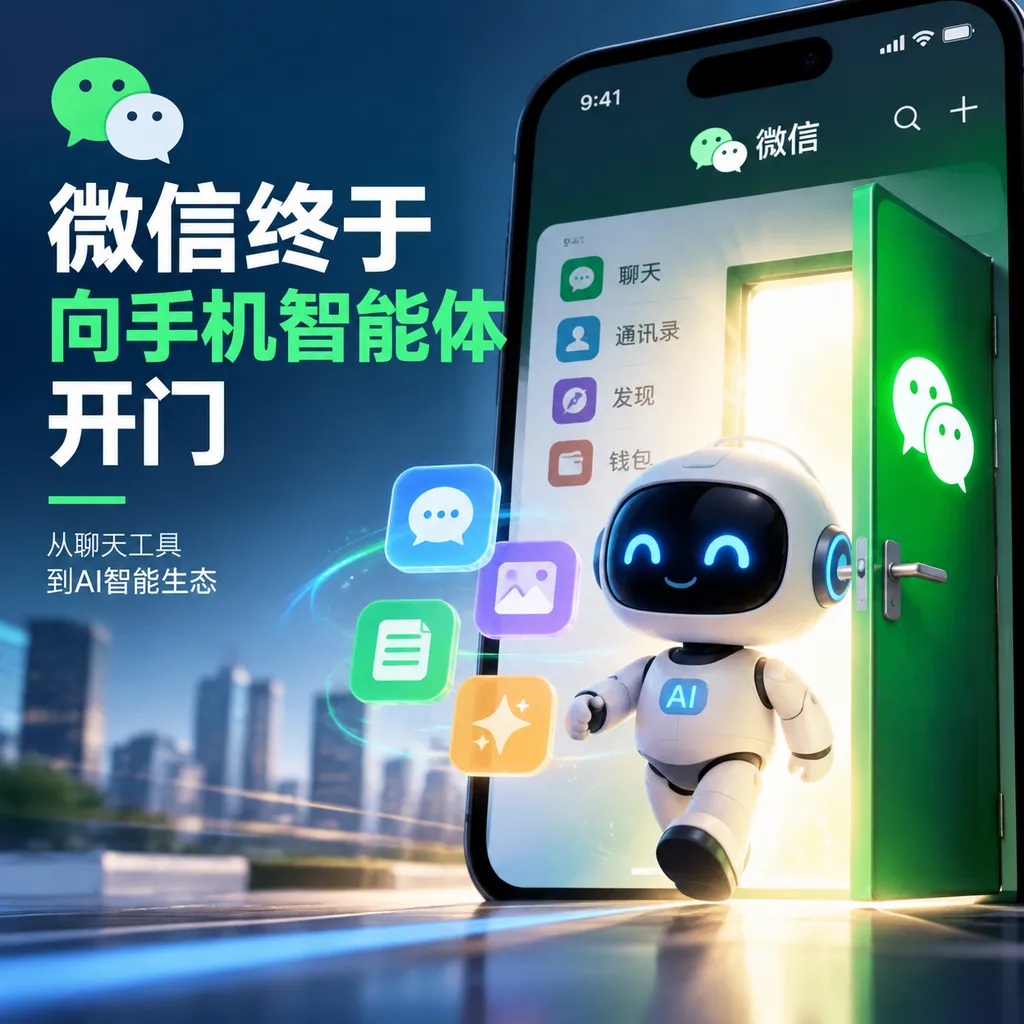微信终于向手机智能体开门