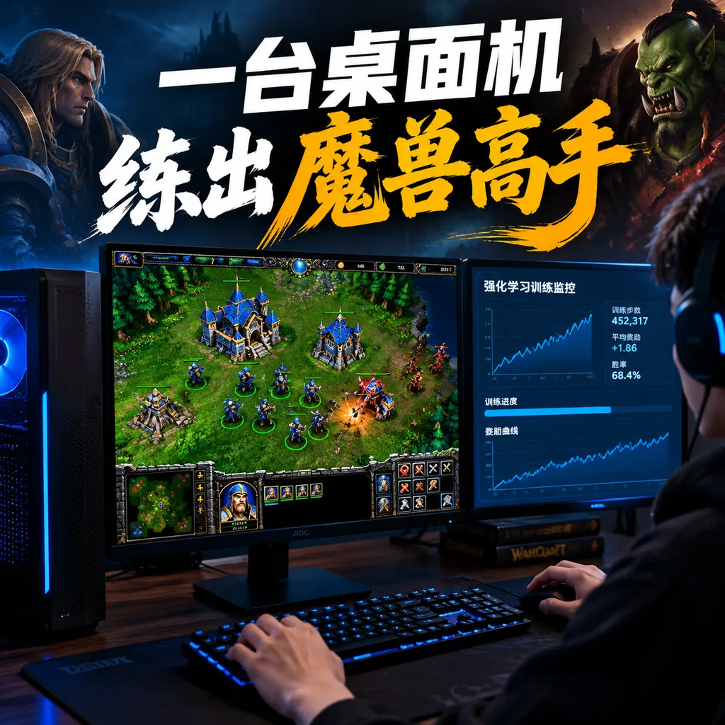 一台桌面机,练出魔兽高手