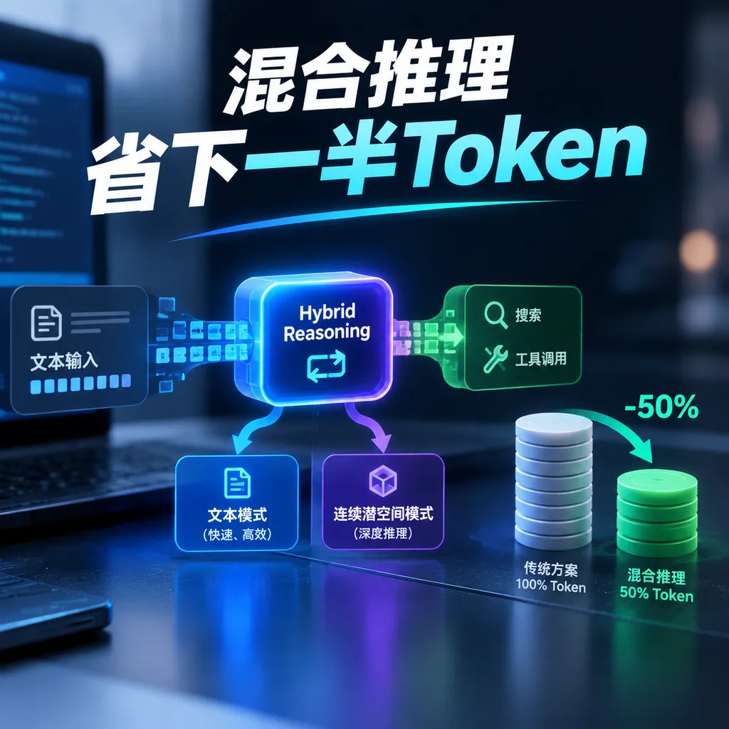 混合推理省下一半Token
