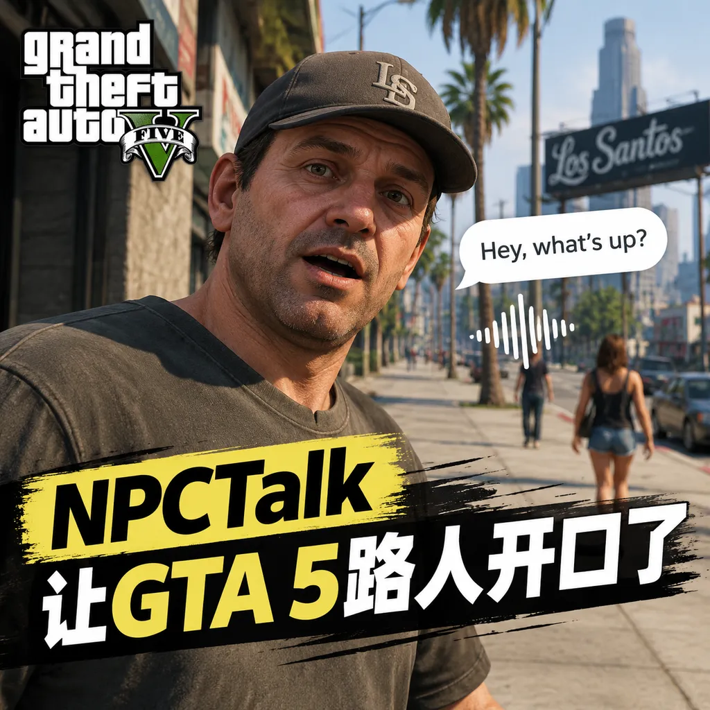 NPCTalk让GTA 5路人开口了