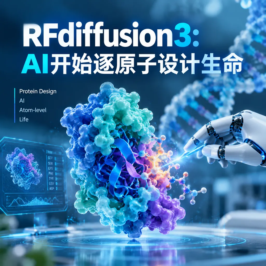 RFdiffusion3:AI开始逐原子设计生命