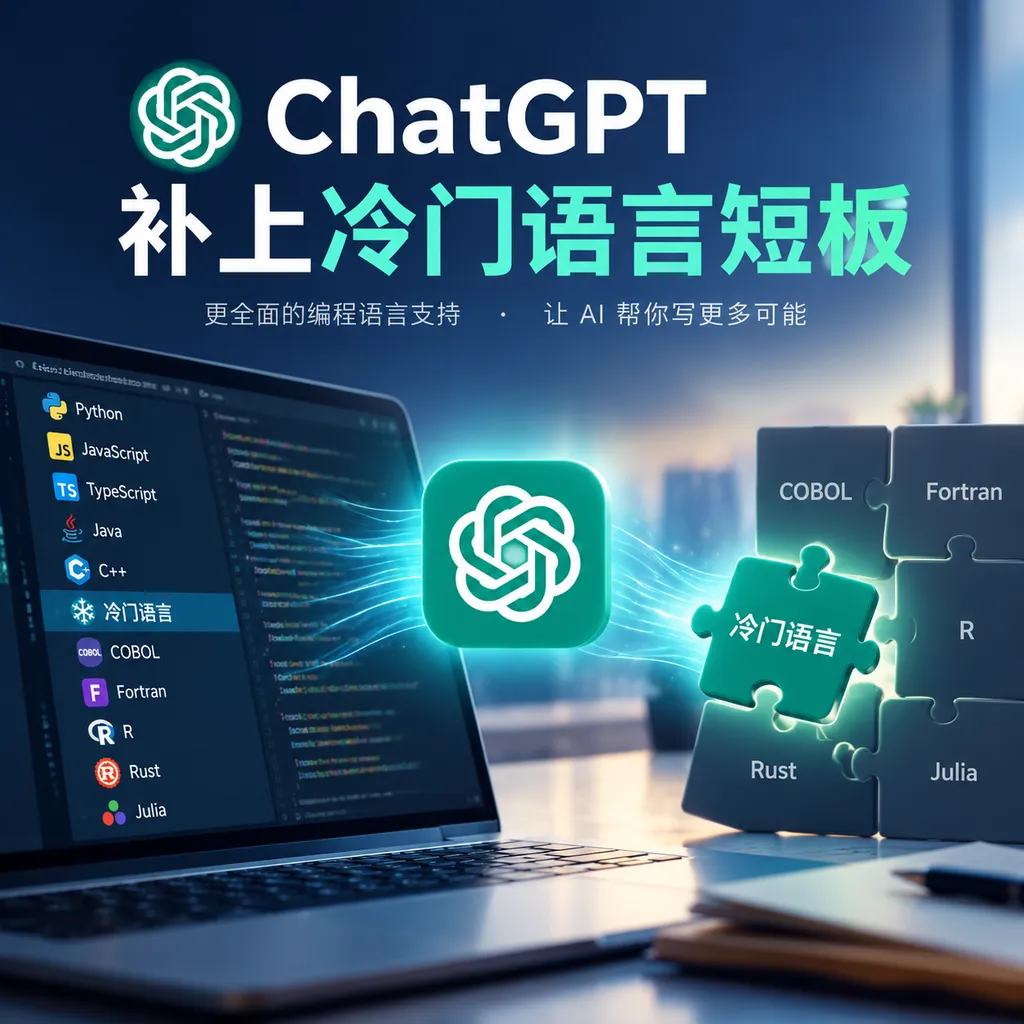 ChatGPT补上冷门语言短板