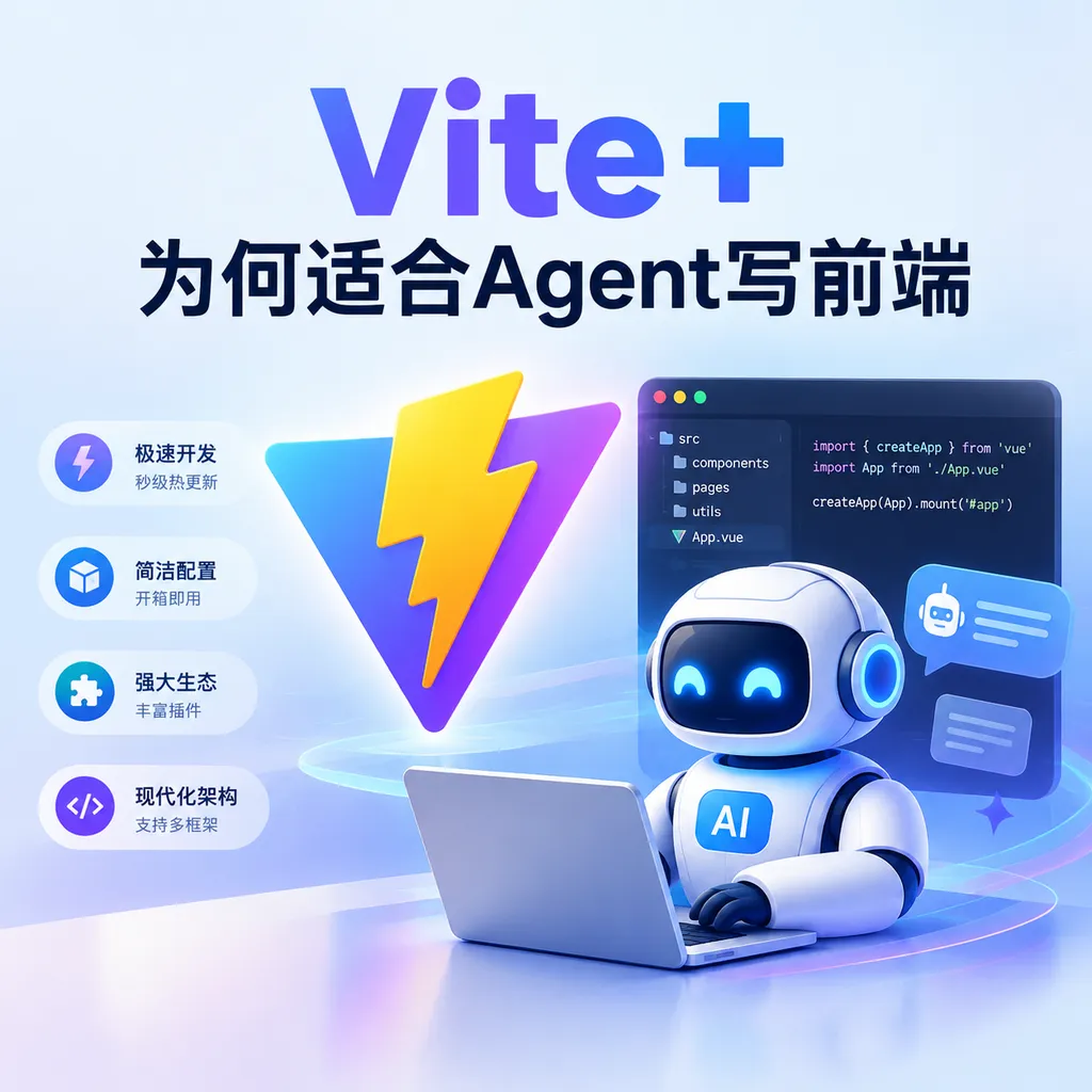 Vite+为何适合Agent写前端