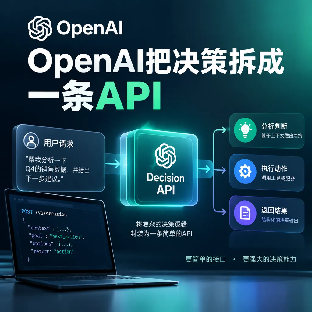 OpenAI把决策拆成一条API
