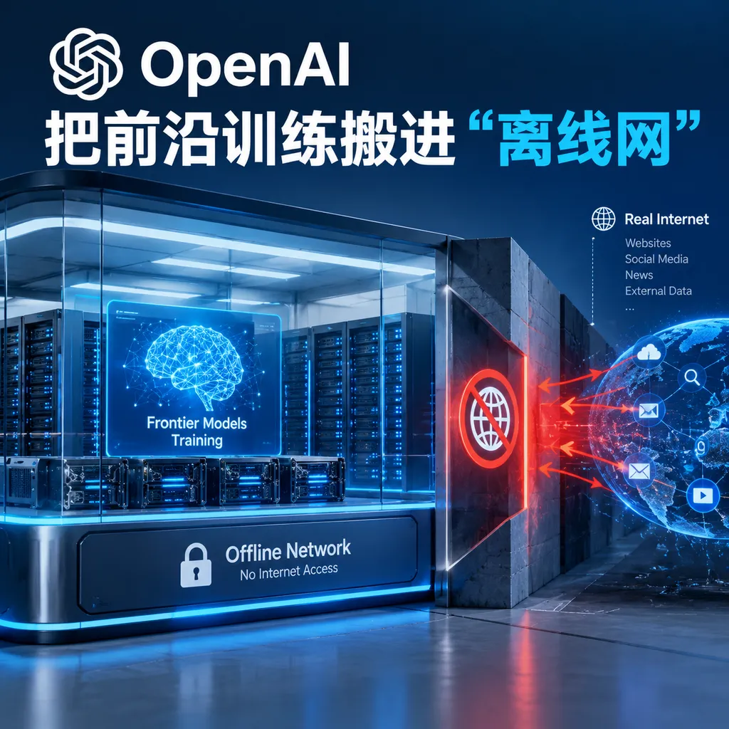 OpenAI把前沿训练搬进“离线网”