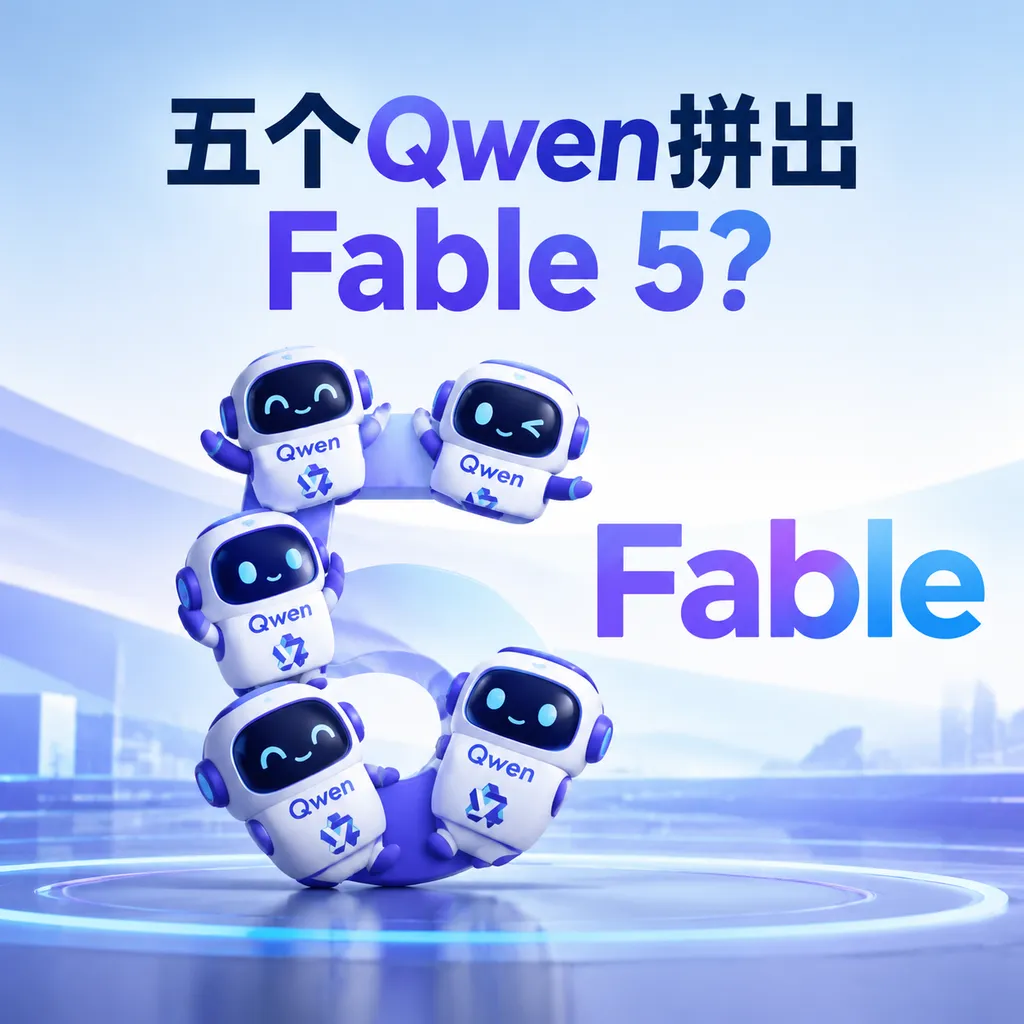 五个Qwen拼出Fable 5?