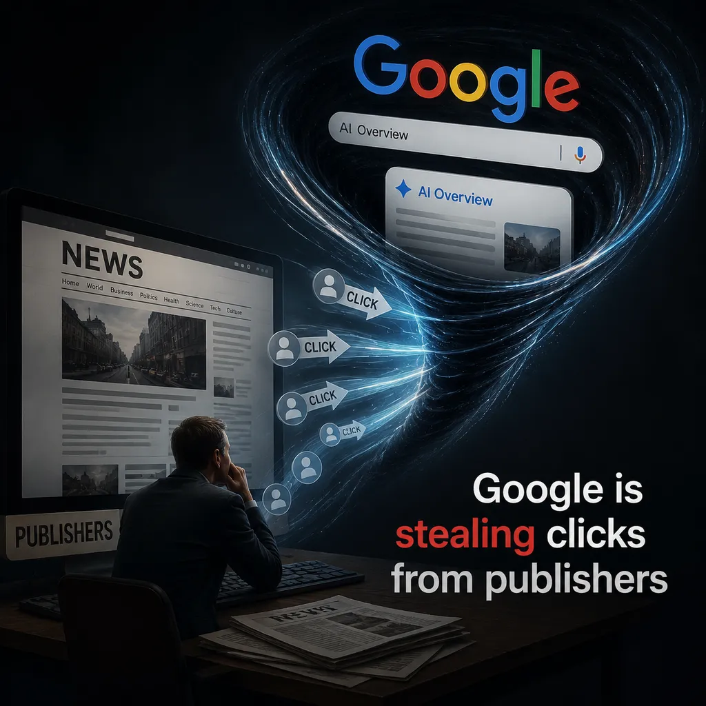 Google正拿走出版商的点击