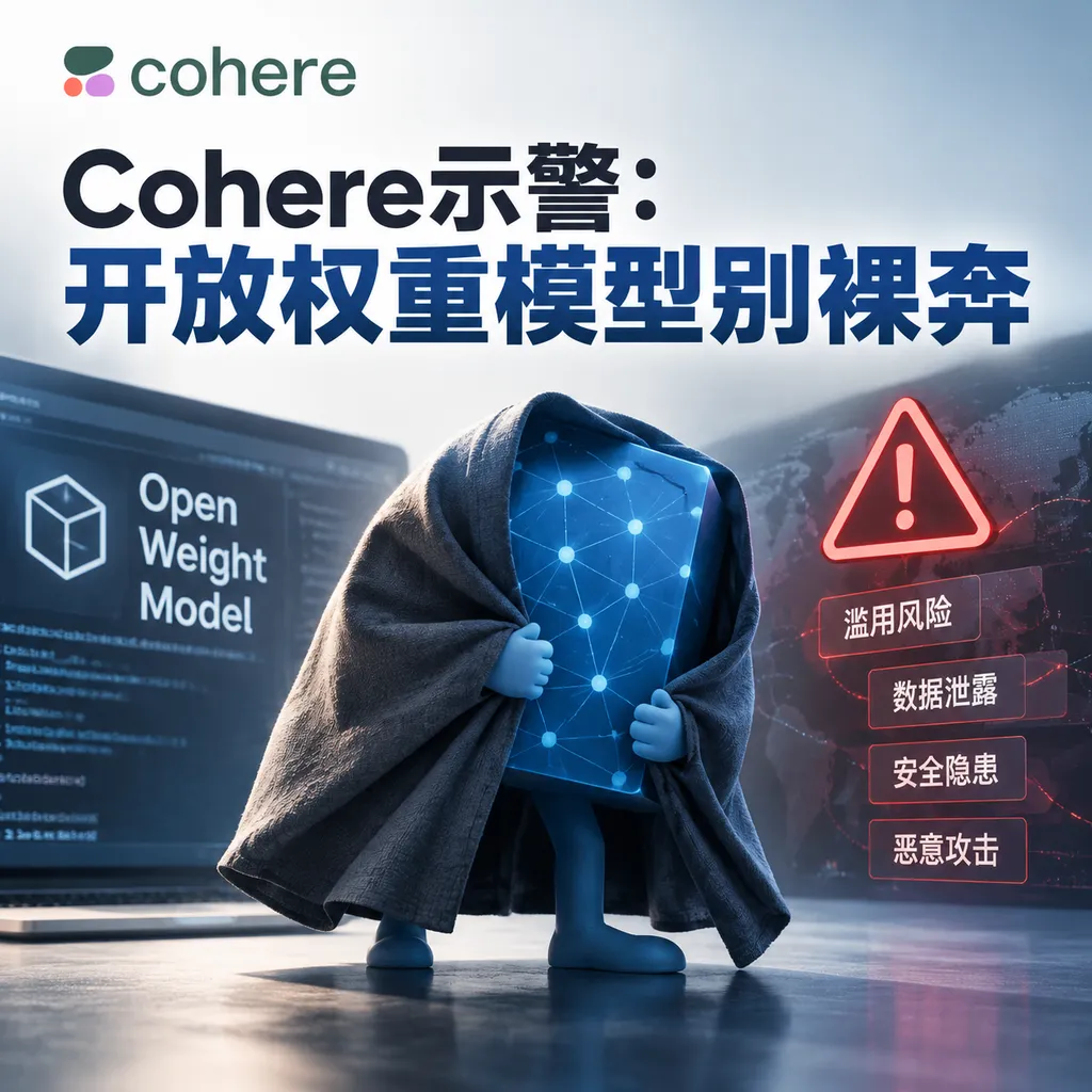 Cohere示警:开放权重模型别裸奔