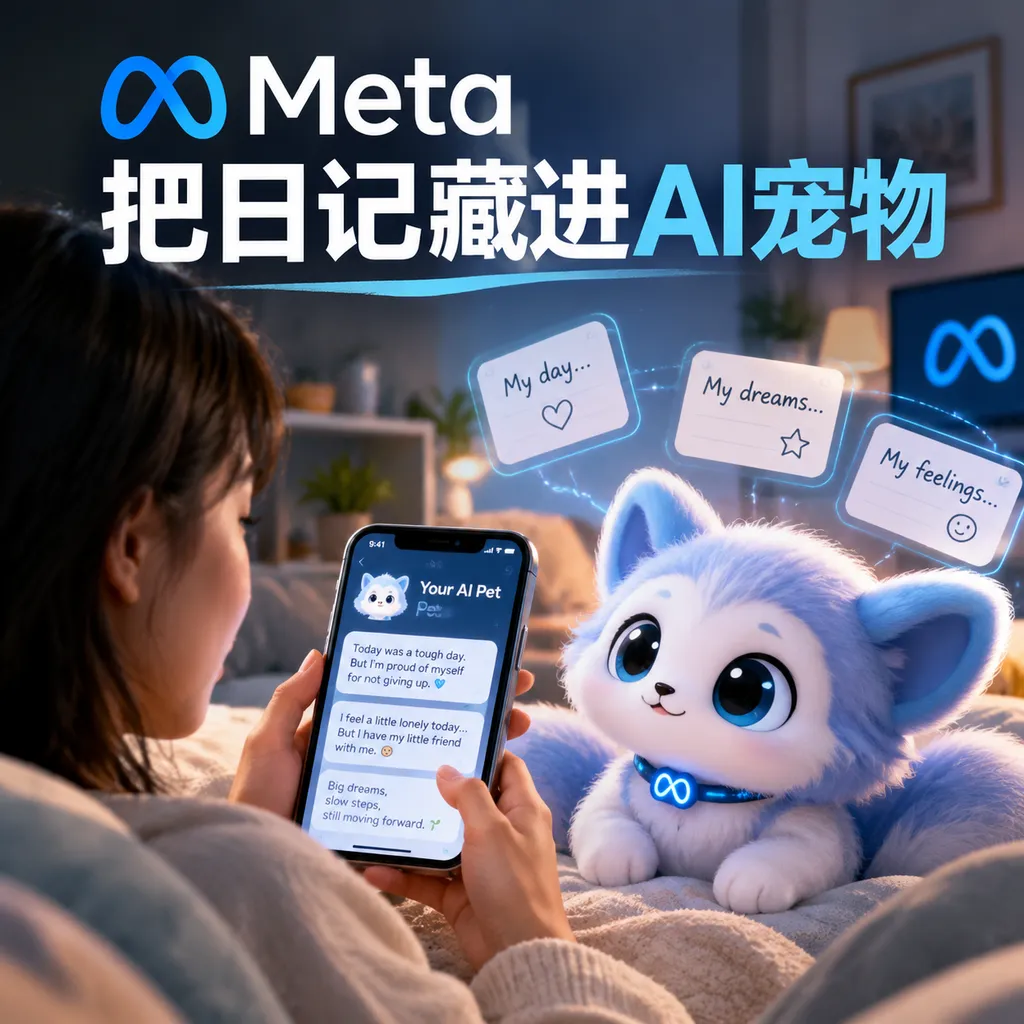 Meta把日记藏进AI宠物