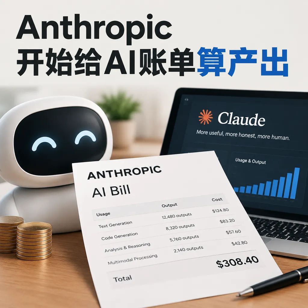Anthropic开始给AI账单算产出