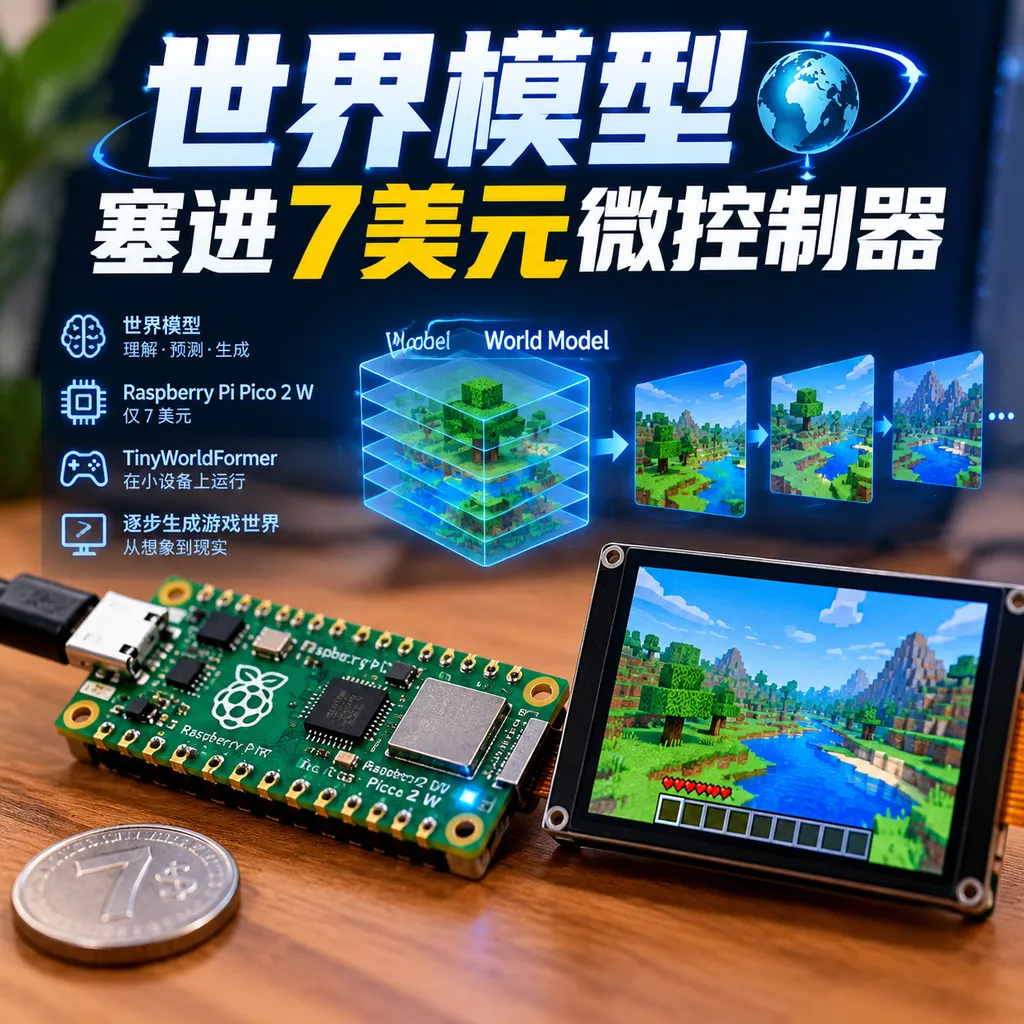 世界模型塞进7美元微控制器