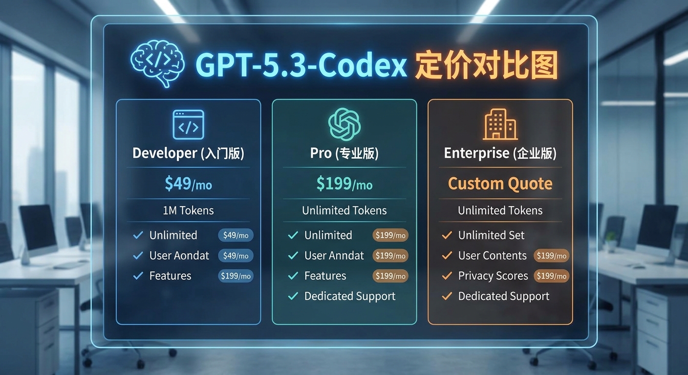 GPT-5.3-Codex 定价对比图