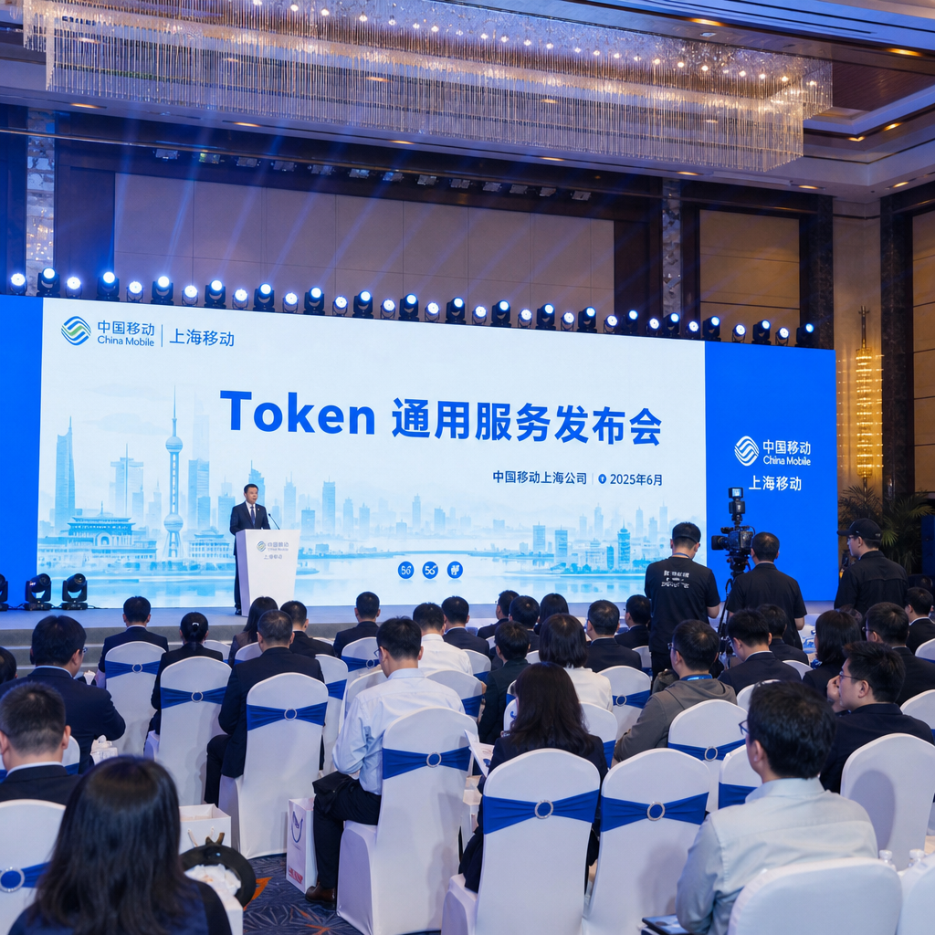 上海移动 Token 通用服务发布会现场