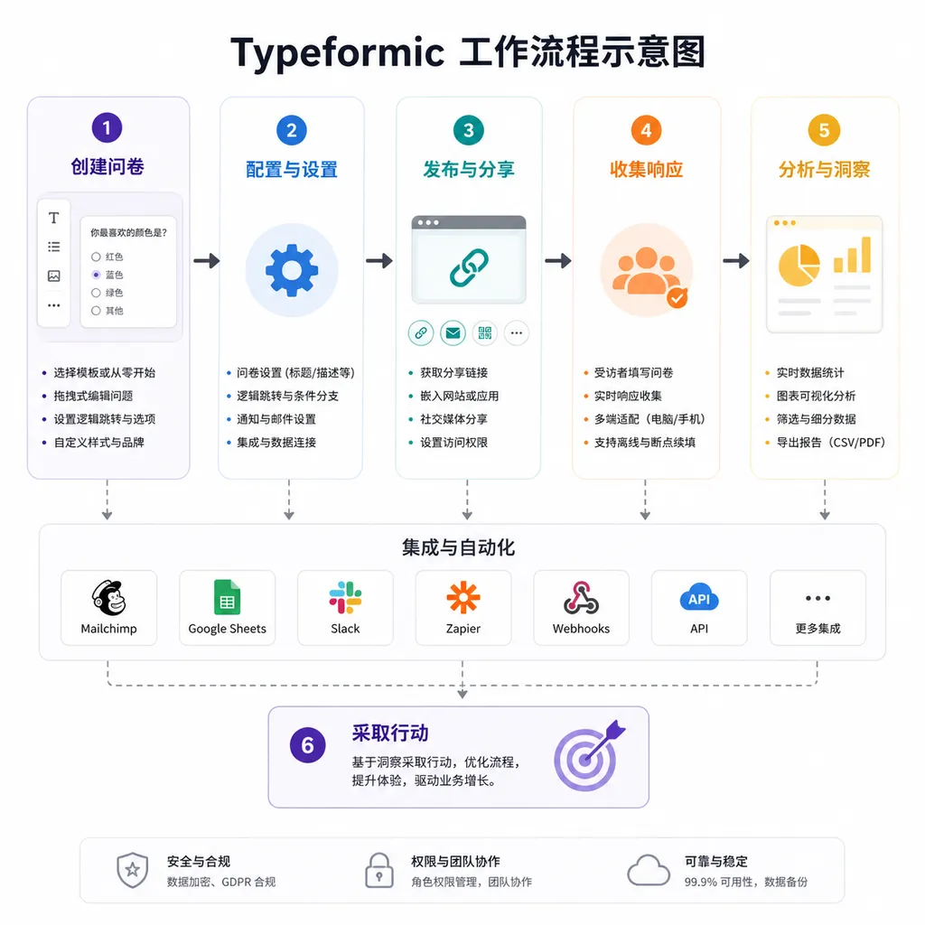 typeformic 工作流程示意图