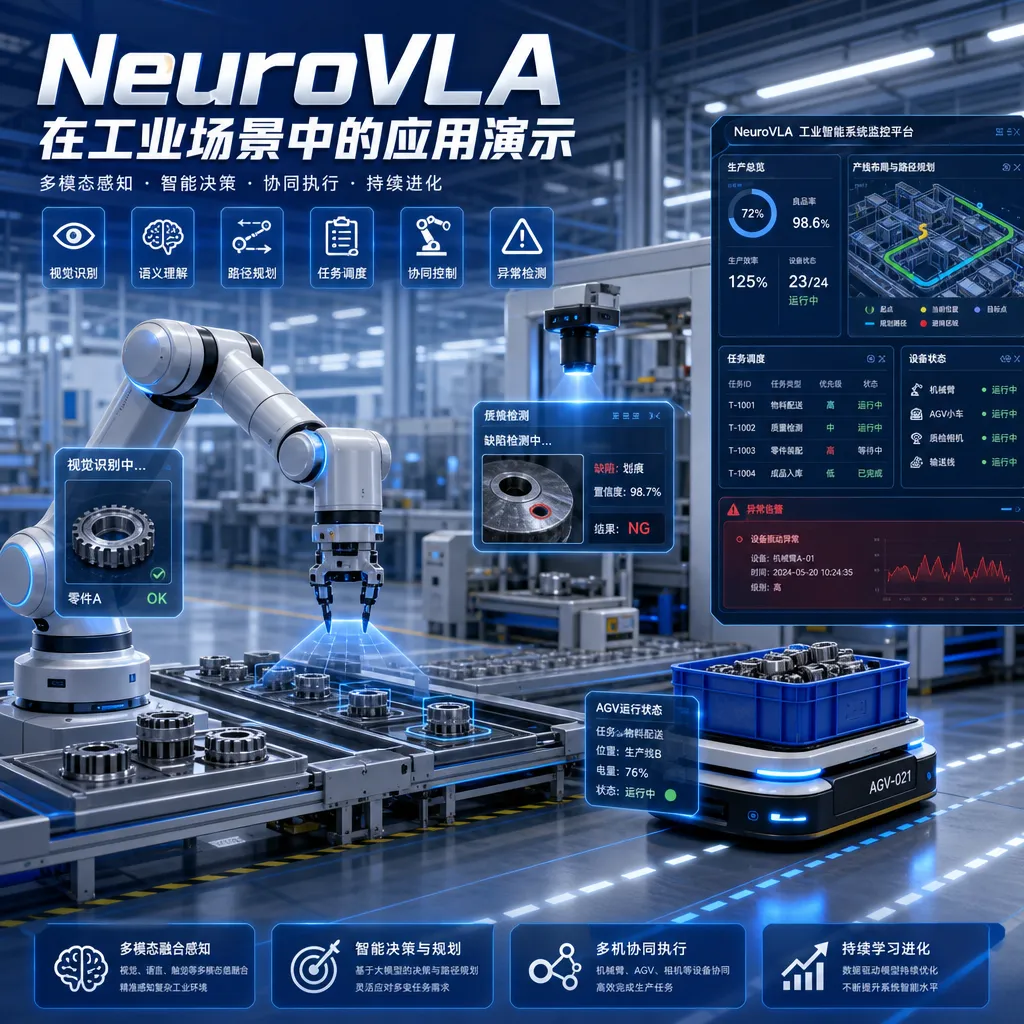 NeuroVLA在工业场景中的应用演示
