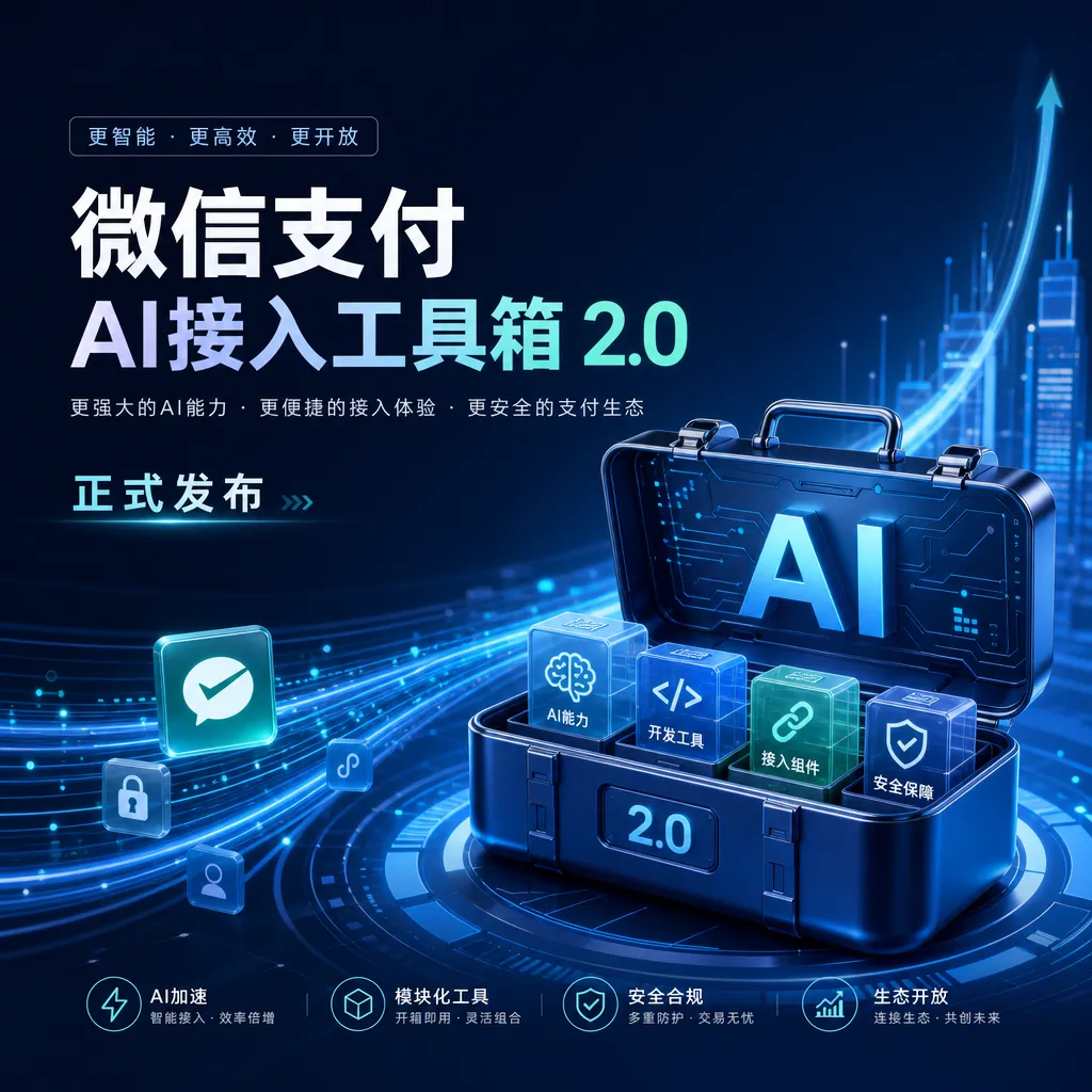 微信支付AI接入工具箱2.0发布主视觉