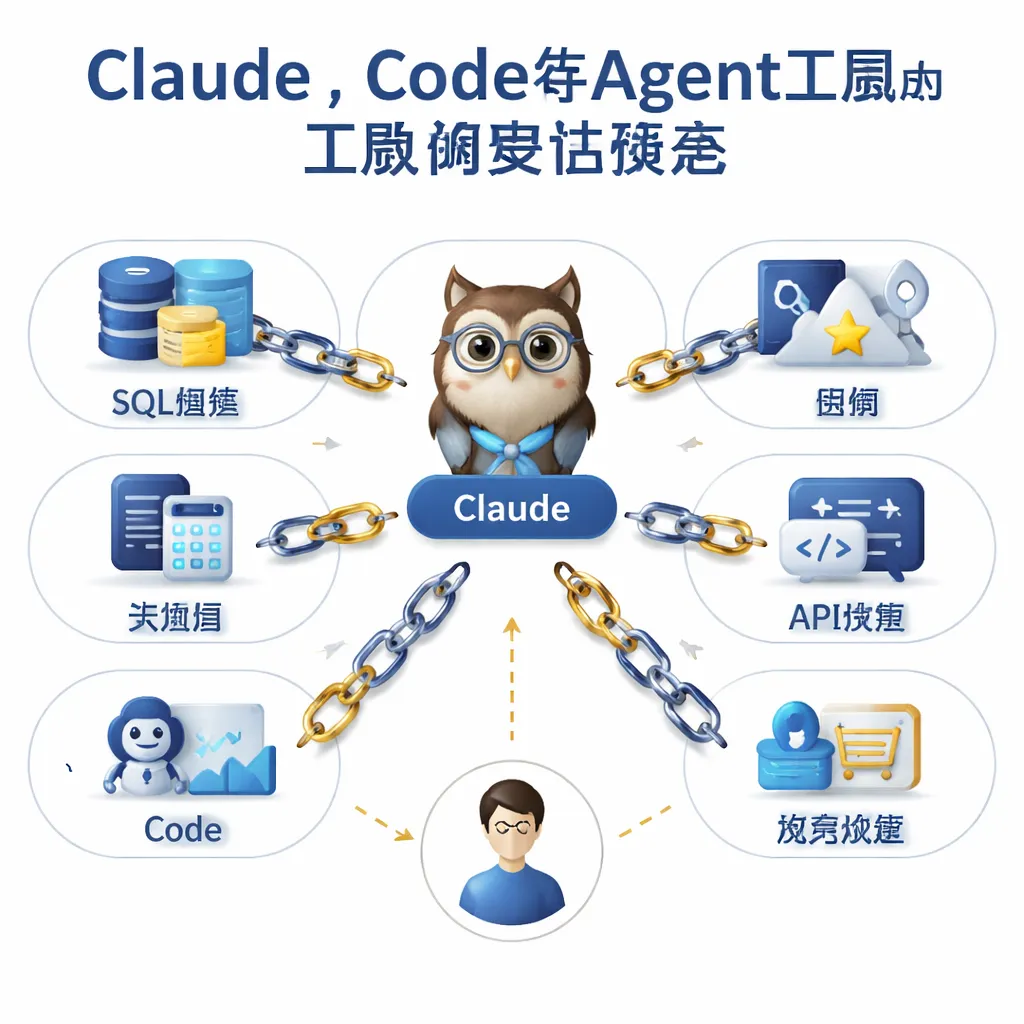 Claude Code 等 Agent 工具的工具调用信任链示意图